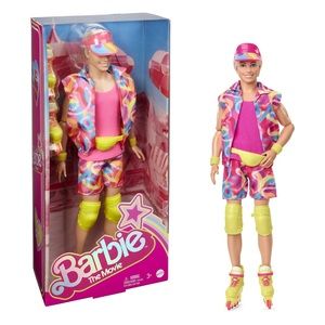 Barbie The Movie In-Line Skating Collectible Ken with Visor, Knee Pads & Skates